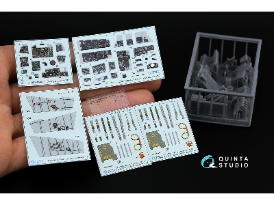 F-4 D Early Phantom Ii - 3d-printed & Coloured Interior On Decal Paper With 3d-printed Resin Part (For Academy Kits) - image 16