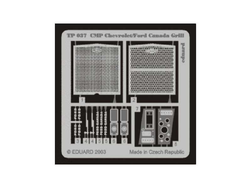 CMP Chevrolet/ Ford Canada Grill 1/35 - Italeri - image 1