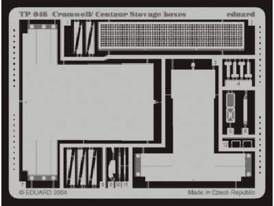 Cromwell/ Centaur stowage boxes 1/35 - Tamiya - image 1