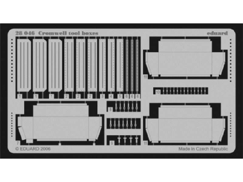 Cromwell tool boxes 1/48 - Tamiya - image 1