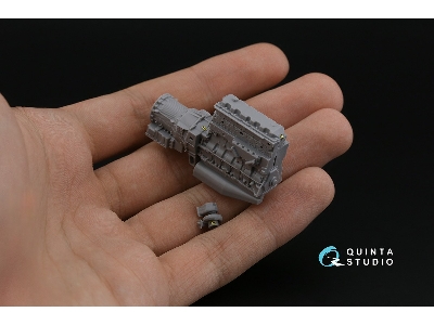 Kamaz-43509 - 3d-printed & Coloured Interior Small Version (For Zvezda Kits) - image 4