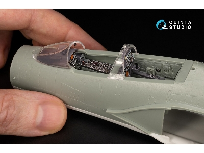 F-4 J Phantom Ii  - 3d-printed & Coloured Interior With 3d-printed Resin Parts (For Academy Kits / Small Version) - image 3