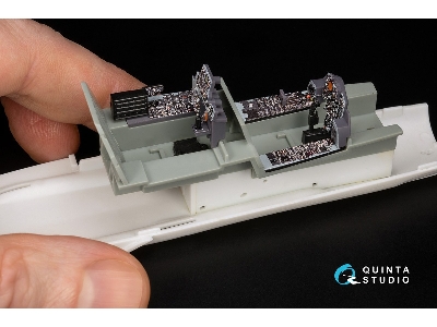 F-4 J Phantom Ii  - 3d-printed & Coloured Interior With 3d-printed Resin Parts (For Academy Kits / Small Version) - image 5
