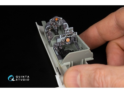 F-4 J Phantom Ii  - 3d-printed & Coloured Interior With 3d-printed Resin Parts (For Academy Kits / Small Version) - image 6