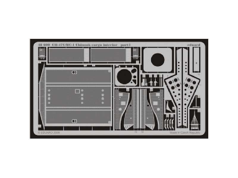 CH-47C/ HC-1 Chinook cargo interior 1/48 - Italeri - image 1