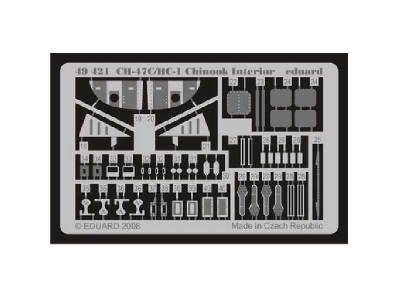 CH-47C/ HC-1 Chinook interior S. A. 1/48 - Italeri - image 1