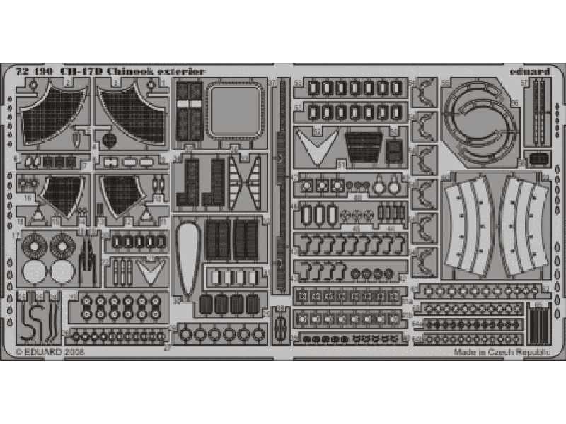 CH-47D Chinook exterior 1/72 - Trumpeter - image 1