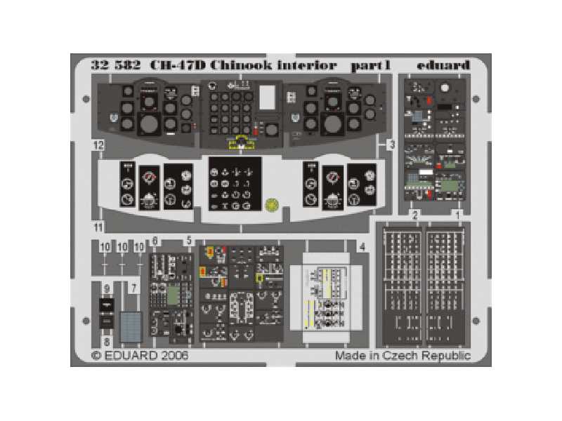 CH-47D Chinook interior 1/35 - Trumpeter - image 1