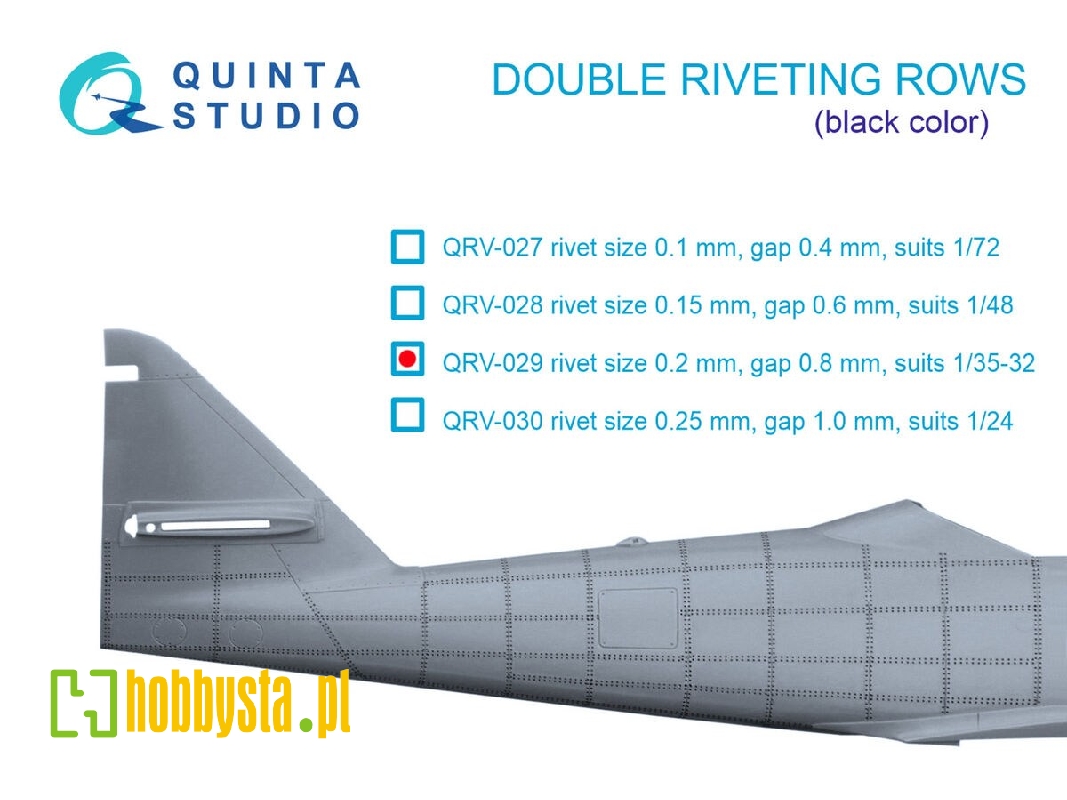 Double Riveting Rows (Rivet Size 0.20 Mm, Gap 0.8 Mm) - image 1 Double Riveting Rows (Rivet Size 0.20 Mm, Gap 0.8 Mm) - image 1