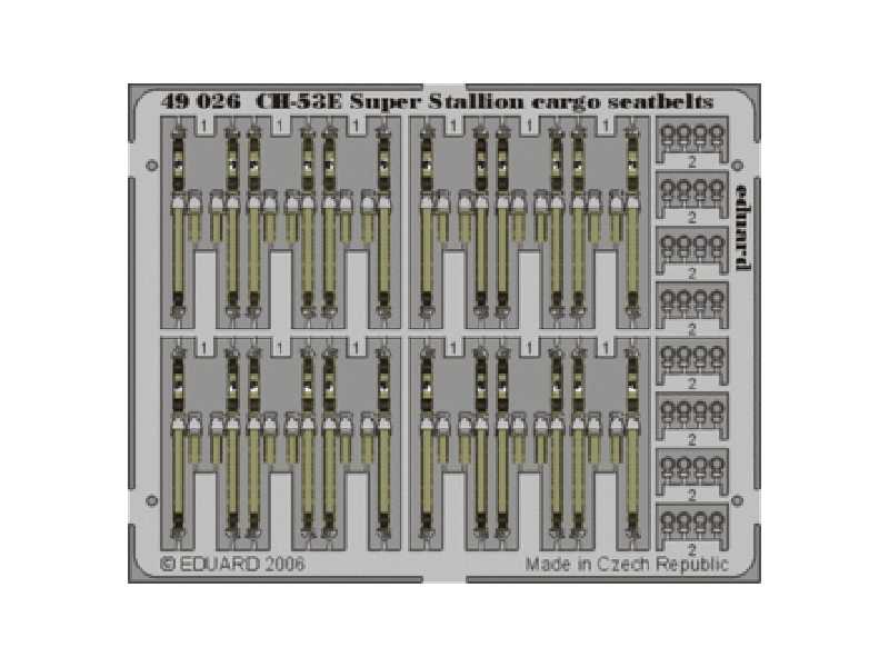 CH-53E cargo seatbelts 1/48 - Academy Minicraft - image 1