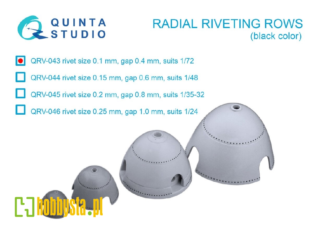Radial Riveting Rows (Rivet Size 0.10 Mm, Gap 0.4 Mm) - image 1 Radial Riveting Rows (Rivet Size 0.10 Mm, Gap 0.4 Mm) - image 1