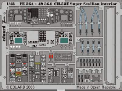 CH-53E interior 1/48 - Academy Minicraft - - image 1