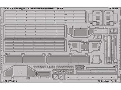 Challenger 2 Enhanced armour slat 1/35 - Trumpeter - image 2