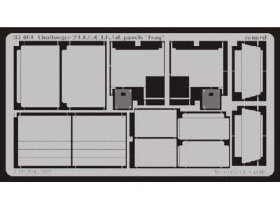 Challenger II I. F.F. /C. I.F.  i. d. panels (Iraq) 1/35 - Trump - image 1