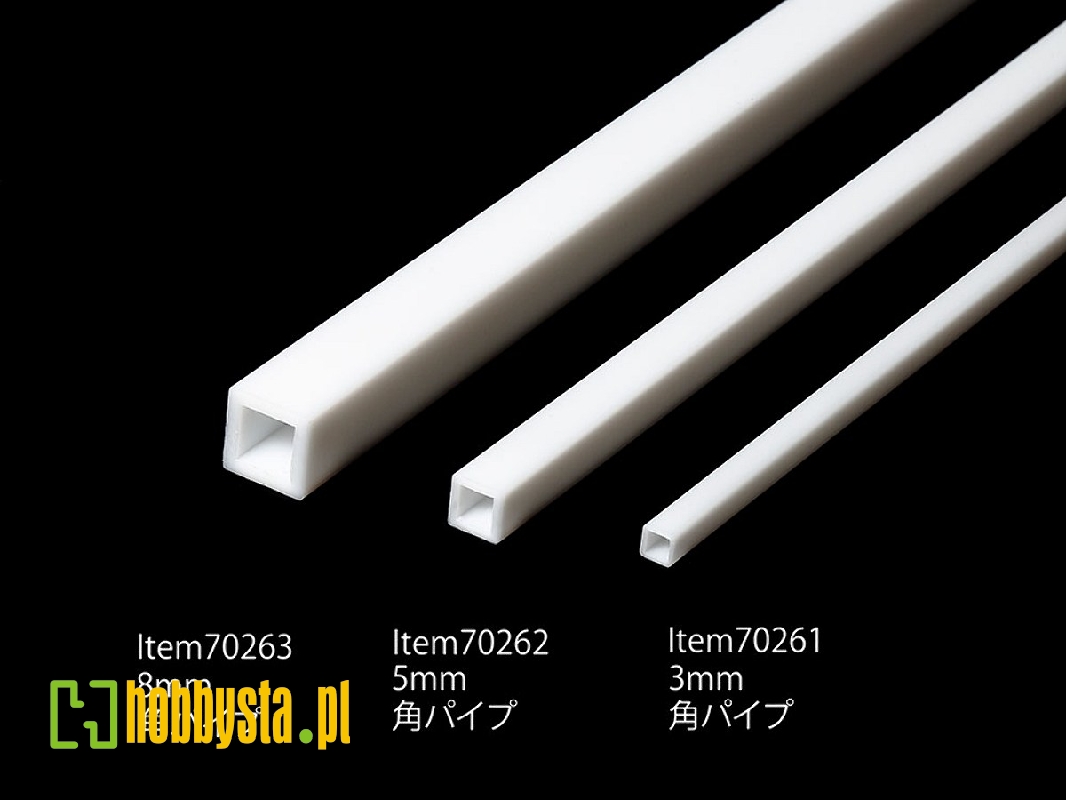 Plastic Beams 5 Mm Square Tube (4 Pcs) - image 1 Plastic Beams 5 Mm Square Tube (4 Pcs) - image 1