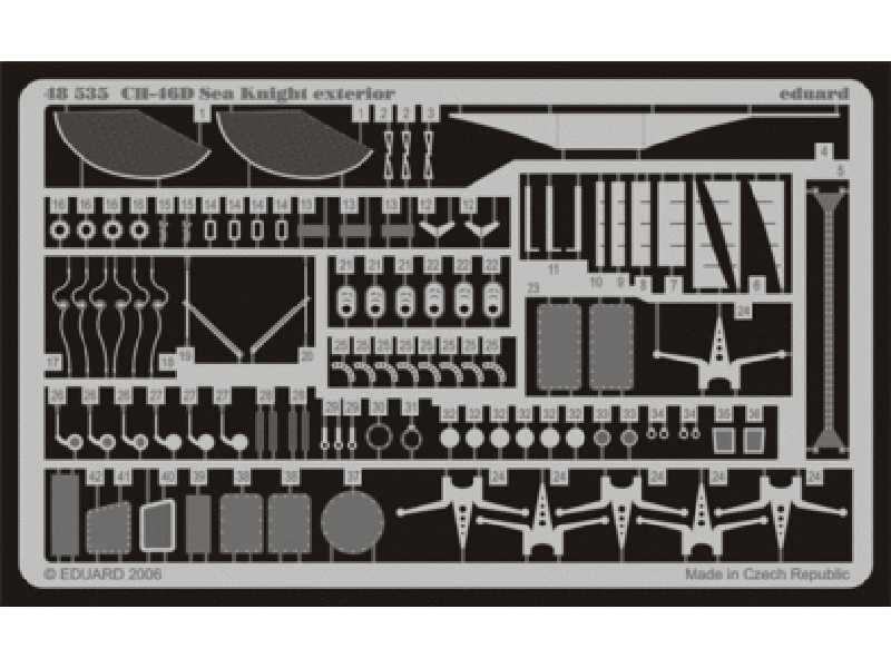 CH-46D exterior 1/48 - Academy Minicraft - image 1