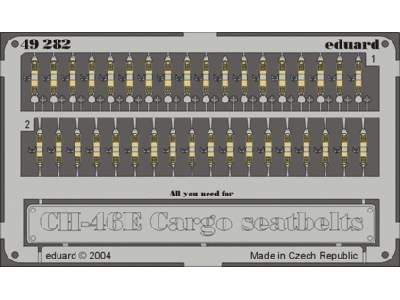 CH-46E/ D seatbelts cargo type 1/48 - Academy Minicraft - image 1