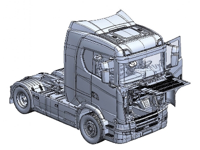Scania S770 4x2 Normal Roof "Grey Cab" - image 8