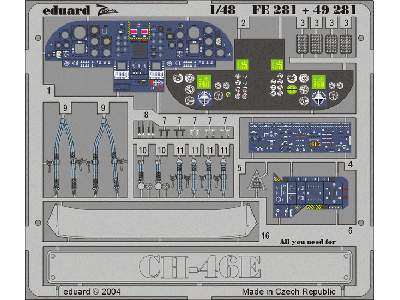 CH-46E interior 1/48 - Academy Minicraft - image 2