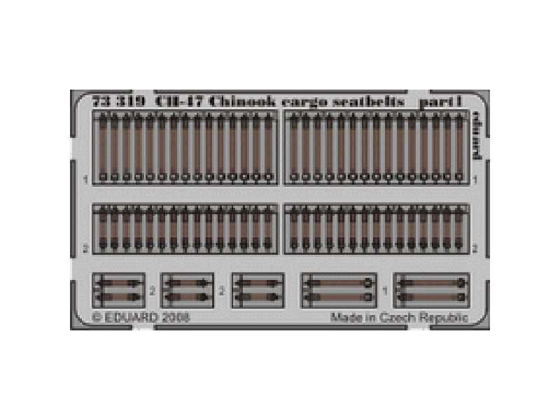 CH-47 Chinook cargo seatbelts 1/72 - Trumpeter - image 1