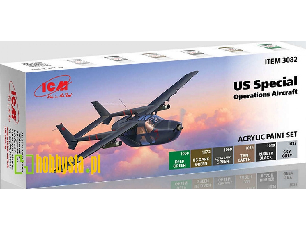 Acrylic Paint Set For Us Special Operations Aircraft - image 1 Acrylic Paint Set For Us Special Operations Aircraft - image 1