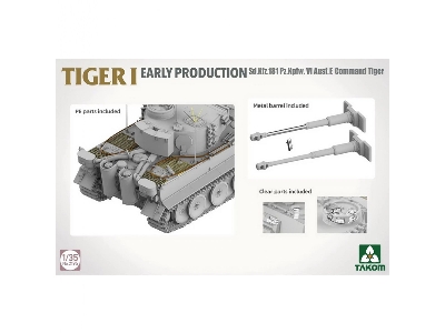 Tiger I Early Production Command Tiger Sd.Kfz.181 Pz.Kpfw.Vi Ausf.E (With Michael Wittmann Figure) - image 2