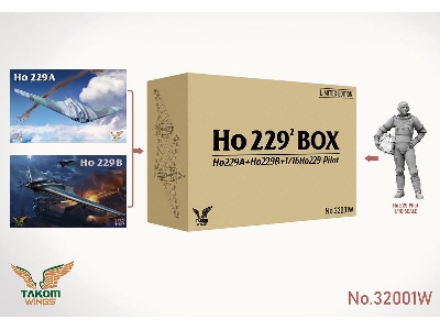 Ho 229&#178; Box -  Ho 229a + Ho 229b + Ho 229 Pilot (Limited Edition) - image 1