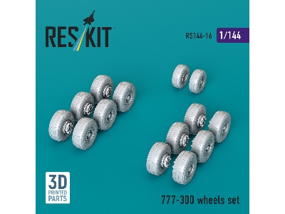 777-300 Wheels Set (3d Printed) - image 1