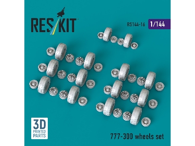 777-300 Wheels Set (3d Printed) - image 3