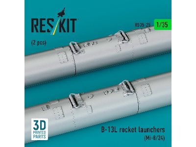 B-13l Rocket Launchers (2pcs) (Mi-8/24) (3d Printed) - image 3