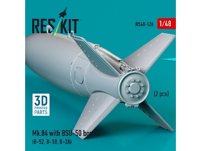 Mk.84 With Bsu-50 Bombs (2pcs) (B-52, B-1b, B-2a) (3d Printed) - image 3