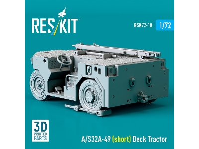 A/S32a-49 (Short) Deck Tractor (3d Printed Model Kit) - image 1
