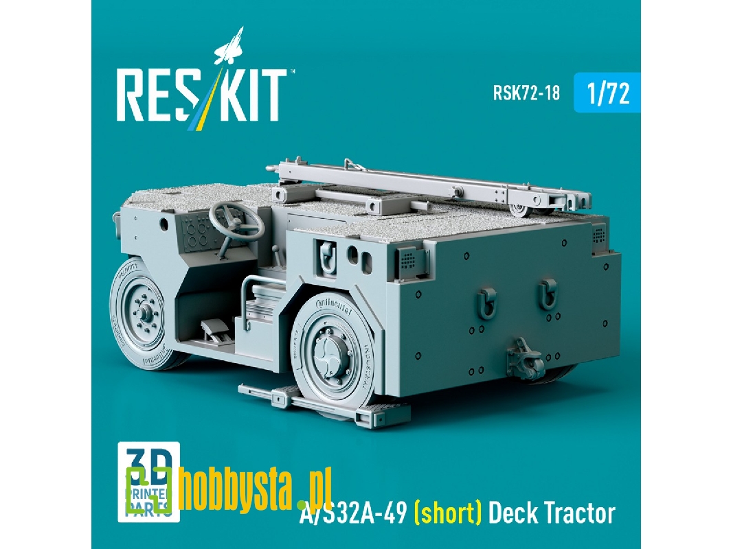 A/S32a-49 (Short) Deck Tractor (3d Printed Model Kit) - image 1 A/S32a-49 (Short) Deck Tractor (3d Printed Model Kit) - image 1