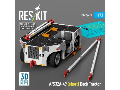 A/S32a-49 (Short) Deck Tractor (3d Printed Model Kit) - image 2