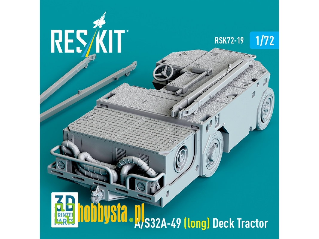 A/S32a-49 (Long) Deck Tractor (3d Printed Model Kit) - image 1 A/S32a-49 (Long) Deck Tractor (3d Printed Model Kit) - image 1