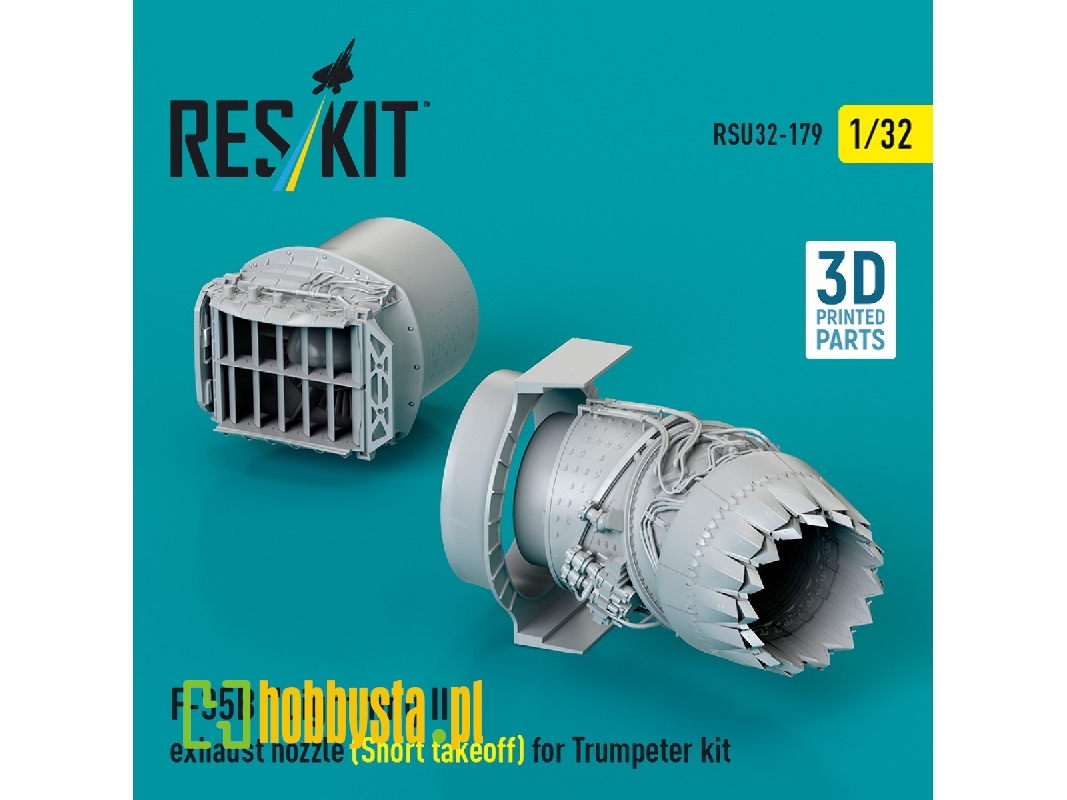 F-35b 'lightning Ii' Exhaust Nozzle (Short Takeoff) For Trumpeter Kit (3d Printed) - image 1 F-35b 'lightning Ii' Exhaust Nozzle (Short Takeoff) For Trumpeter Kit (3d Printed) - image 1