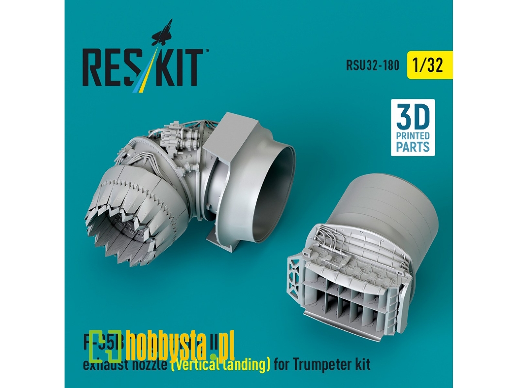 F-35b 'lightning Ii' Exhaust Nozzle (Vertical Landing) For Trumpeter Kit (3d Printed) - image 1 F-35b 'lightning Ii' Exhaust Nozzle (Vertical Landing) For Trumpeter Kit (3d Printed) - image 1