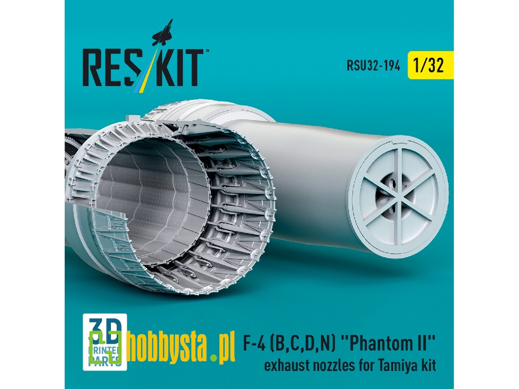 F-4 (B, C, D, N) 'phantom Ii' Exhaust Nozzles Gor Tamiya Kit (3d Printed) - image 1 F-4 (B, C, D, N) 'phantom Ii' Exhaust Nozzles Gor Tamiya Kit (3d Printed) - image 1