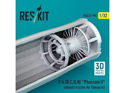 F-4 (B, C, D, N) 'phantom Ii' Exhaust Nozzles Gor Tamiya Kit (3d Printed) - image 3
