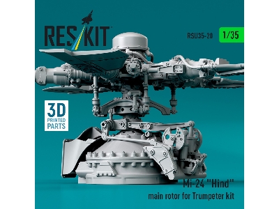 Mi-24 'hind' Main Rotor For Trumpeter Kit (3d Printed) - image 5