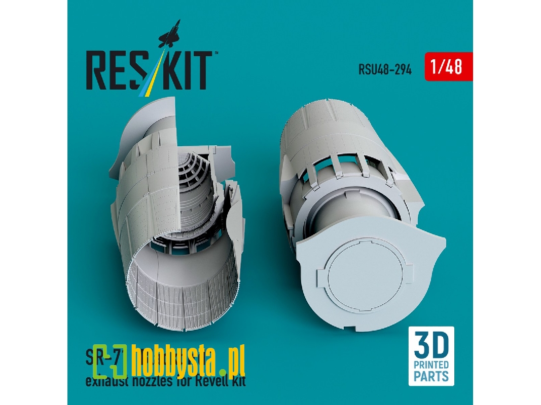 Sr-71 'blackbird' Exhaust Nozzles For Revell Kit (3d Printed) - image 1 Sr-71 'blackbird' Exhaust Nozzles For Revell Kit (3d Printed) - image 1