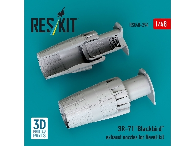 Sr-71 'blackbird' Exhaust Nozzles For Revell Kit (3d Printed) - image 2