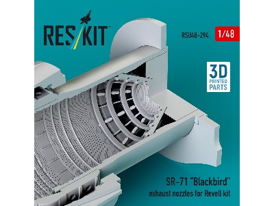 Sr-71 'blackbird' Exhaust Nozzles For Revell Kit (3d Printed) - image 3