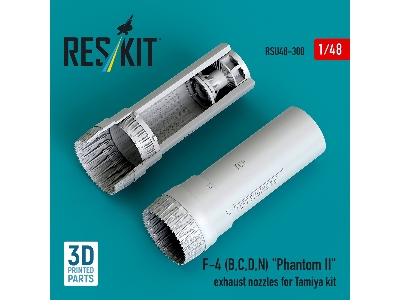 F-4 (B, C, D, N) 'phantom Ii' Exhaust Nozzles For Tamiya Kit (3d Printed) - image 2