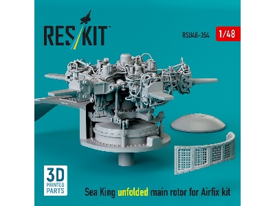 Sea King Unfolded Main Rotor For Airfix Kit (3d Printed) - image 3