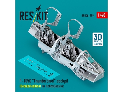 F-105g 'thunderchief' Cockpit (Detailed Edition) For Hobbyboss Kit (3d Printed) - image 1