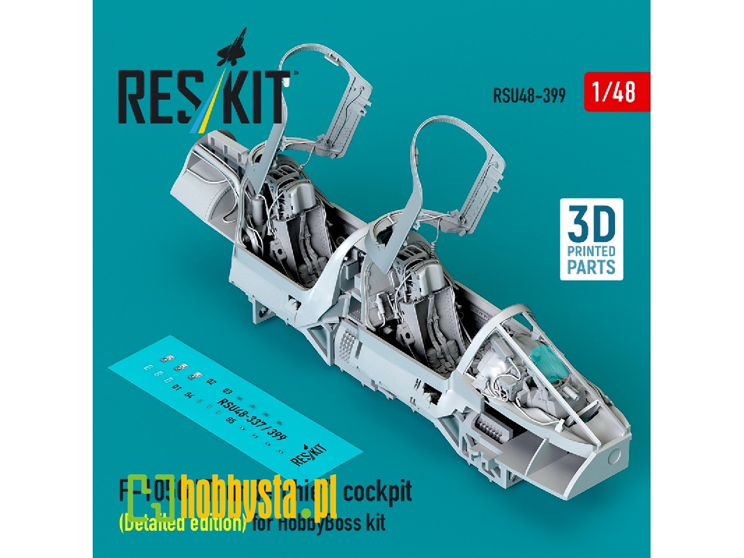 F-105g 'thunderchief' Cockpit (Detailed Edition) For Hobbyboss Kit (3d Printed) - image 1 F-105g 'thunderchief' Cockpit (Detailed Edition) For Hobbyboss Kit (3d Printed) - image 1