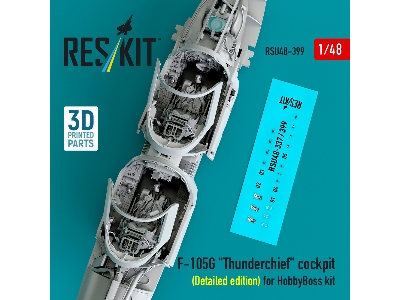 F-105g 'thunderchief' Cockpit (Detailed Edition) For Hobbyboss Kit (3d Printed) - image 3