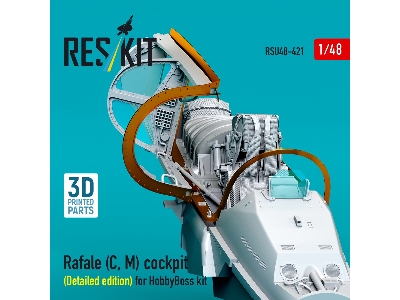 Rafale (C, M) Cockpit (Detailed Edition) For Hobbyboss Kit (3d Printed) - image 2