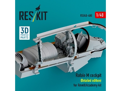 Rafale M Cockpit (Detailed Edition) For Revell/Academy Kit (3d Printed) - image 2
